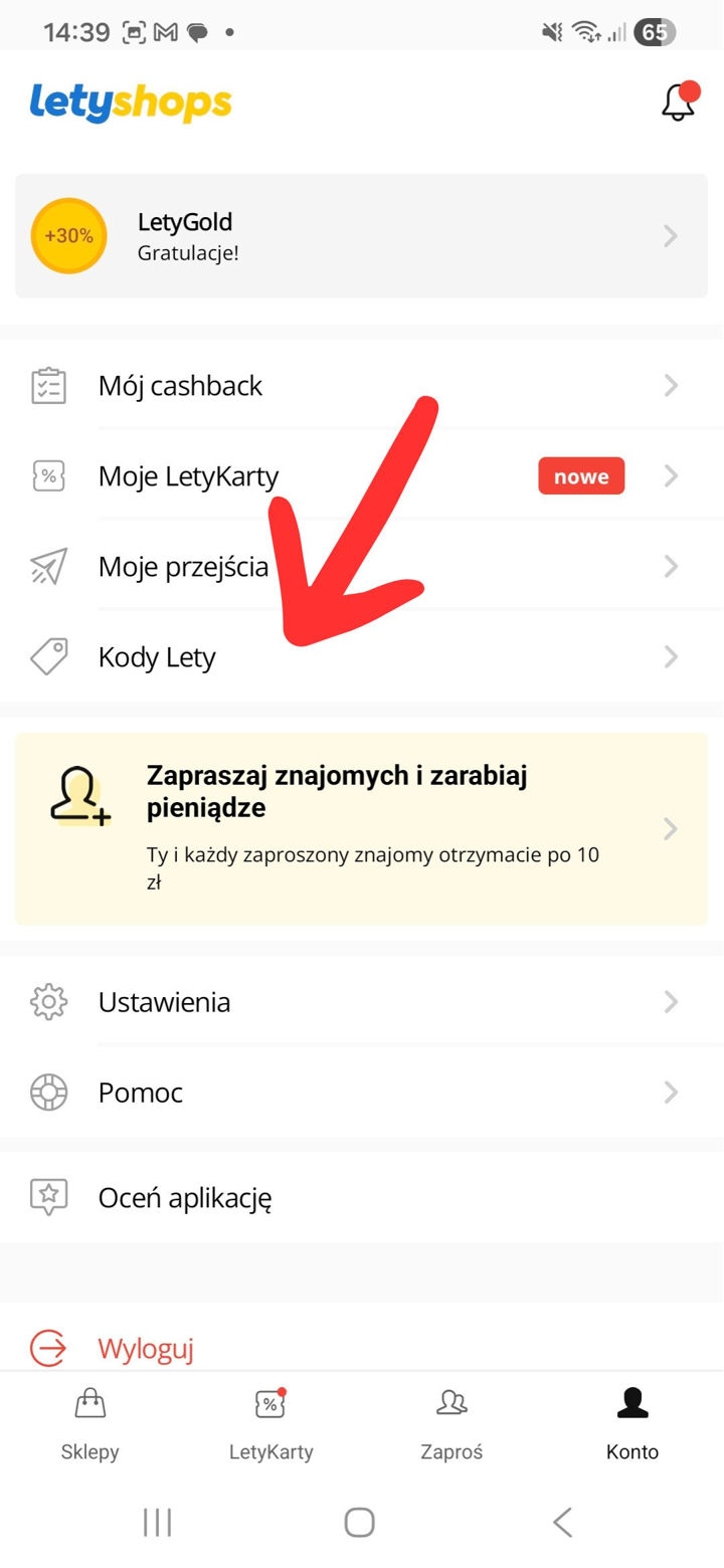Cashback LetyShops dzień taty kod x3