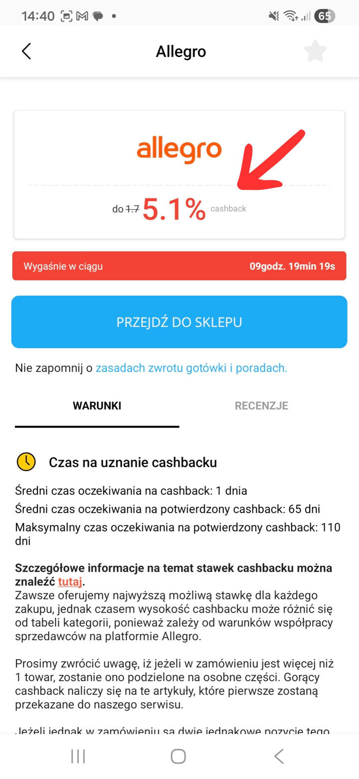 Cashback LetyShops dzień taty kod x3