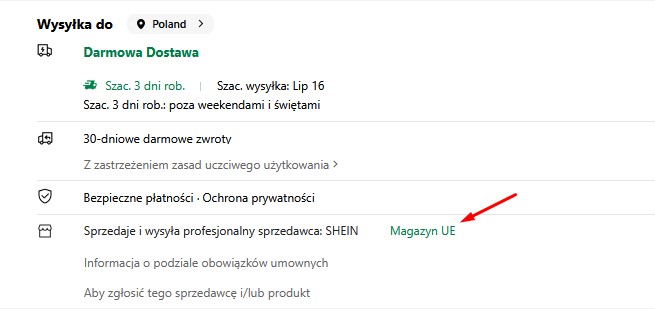 Przesyłka z Shein bez cła z magazynu UE - jak sprawdzić, czy paczka objęta jest cłem