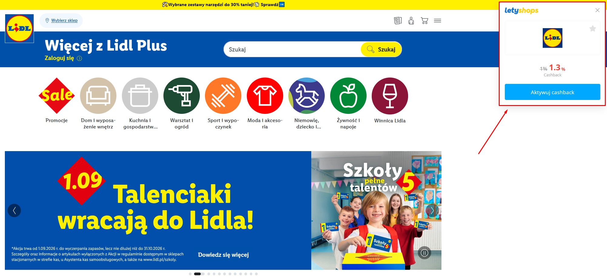 Promocje w Lidl Online